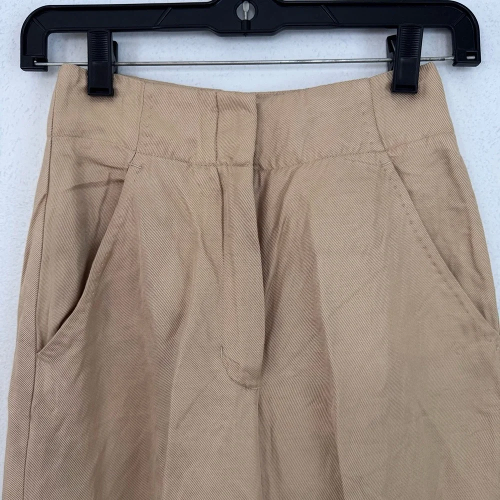 Aritzia Wilfred Le Fou Tango Trousers Tan Gold size 00